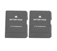 2Pcs EN-EL14 Rechargeable Li-ion Battery 7.4V 2050mAh for D3100 D3200 D3300 D3400 D3500 D5100 D5200 D5300 D5500 D5600 P7000 P7100 and Other Digital SLR Cameras