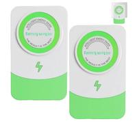2PCS Energy Saving Device, Electricity Saving Box with Energy Saving Plugs, Energy Saver Electricity Saving Device for Household, Household Power Saver for Reduced Energy Consumption, Cost Savings Box