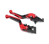 2pcs Engine Brake Levers Adjustable CNC Aluminum Alloy Replacement for ADV150 2019-2021 (Red)