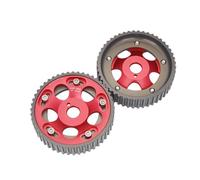 2pcs Engine Pulley Sprocket Timing Cam Gear Aluminum Adjustable Cam Gears Timing Gear Pulley Kit Compatible For Toyota Supra 1JZ 2JZ DOHC