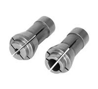2pcs Engraving Machine Collet Chuck, 3-6.35mm Die Grinder Attachment Clamping Tools, Engraver Power Tool Parts(3.18mm 6.35mm)