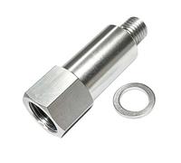 2PCS Enhanced Engine Coolant Adapters M12x1 5 Thread to 3 8 Pipe Thread Conversion Fittings Coolant Temp Transducer Adapter