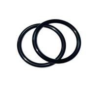 2Pcs EPDM Nitrile Rubber O-Rings Sealing Rings, OD 162.1mm ID 155mm Width 3.55mm, Black