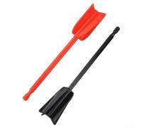 2PCS Epoxy Mixing Attachment with Optimized Hydrodynamic Profile to Accelerate Blending Time and Save Effort