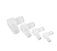2PCS Equal Diameter Right Angle Elbow L Type Connector Plastic Pagoda Hose Connector Pipe Connector 4mm~20mm(5mm -2pcs)