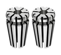 2pcs ER25-5 Spring Collet, 0.08 Precision CNC Lathe Milling Chuck, Carbon Steel Workholding Engraving Collets for Engraving Machine and Milling Lathe Tool