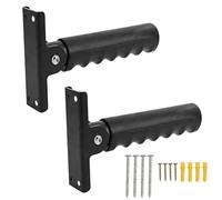 2Pcs Ergonomic Door Grip Supports Nonslip Doorway Flipping Assist Handle Small Grab for Steps, Stairs, Doorways Multifunctional Stair Assist Grab Rod Practical