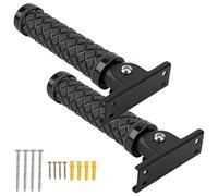 2Pcs Ergonomic Door Grip Supports Nonslip Doorway Flipping Assist Handle Small Grab for Steps, Stairs, Doorways Multifunctional Stair Assist Grab Rod Practical