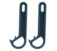 2pcs Ergonomic Pull Can Opener for Easy Opening of Cans and Tins, Ideal for Elderly and Individuals with Weak Hands, Blue (Blue)