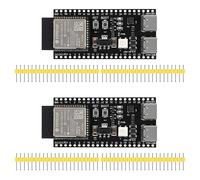 2PCS ESP32 ESP32-S3 Development Board Type-C WiFi+Bluetooth Internet of Things Dual Type-C Core Board ESP32-S3-DevKit C N8R2 Development Board ESP32-S3-WROOM Module