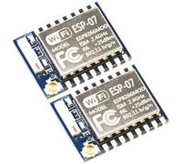 2Pcs ESP8266 Wireless Module For ESP-07 With 8Mbit Flash 2.4GHz Support AP STA Modes For IoT DIY Smart Home Automation Projects