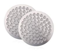 2pcs Espresso Puck Screen, 53mm Stainless Steel Coffee Portafilter Puck Screen 0.8mm Thickness Reusable Coffee Machine Accessories Compatible with Breville (Silver)