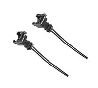 2PCS EV1 OBD1 Fuel Injector Connector Pigtail Wire Harness Plug | EV1 OBD1 Injector Connector Harness with Pre-Wired Cable for Fuel System Wiring Repair