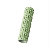 2pcs EVA Foam Fitness Back Roll Trigger Point Gym Tool Yoga Roller Non-Slip Column Equipment for Sports(Green)