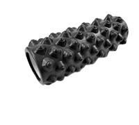 2pcs EVA Foam Roller with Texture - Hollow Design for Fitness & Yoga for Exercise and Workout(Black,33cm)