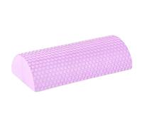2pcs EVA Massage Roller Yoga Column with Trigger Points Semi-Circular Foam Exercise 30cm for Fitness for Gym(Purple)