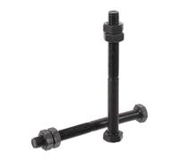 2pcs Excavator Bucket Pin Bolt Fastener 10x105mm with Lock Washer | Strict Tolerance Control for Secure Fastening, Suitable for Earthmoving Projects and Workshops, Minimizes Downtime