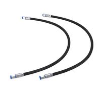 2PCS Excavator Diverter Valve Hoses Rubber Throttle Hose Replacement Optimized Hydraulic Fluid Flow for Construction Industrial Equipment