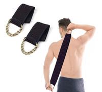 2Pcs Exfoliating Back Scrubber for Shower, 32 Inches Back Exfoliator with Handles, Exfoliating Backs Bath Washer to Scrub Your Body Deeply for Men & Women
