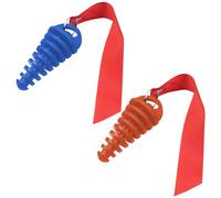 2Pcs Exhaust Silencer Bung Motorcycle Rubber Muffler Plug Universal Exhaust Tail Pipe Bung Silencer Exhaust Wash Plug for Most 2 or 4 Stroke Dirt Bike and ATV QUAD(Blue+Orange)