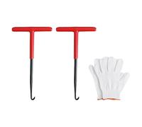 2Pcs Exhaust Spring Puller Tool Motorcycle Exhaust Spring Hook T Handle Hooks Snowmobile Puller T Handle