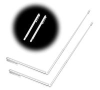 2pcs Extendable Dowsing Rods - Adjustable Divining Rods for Water, Gold, Energy, Ghost Hunting & Paranormal Treasure Detection, Portable Dowsing Tools for Buried Items