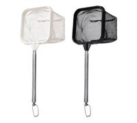 2pcs Extendable Long Handle Shrimp Net, Fish Tank Fine Mesh Net | For Cleaning Garden Backyard Camping Travel Shore Pond River Stream Sea