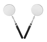 2pcs Extendable Telescoping Inspection Mirror for Mechanics Rotating under Car Inspection Tool Portable Automotive Mirror Durable Construction Precise Engineering Fit Reliable Replacement Part for ...