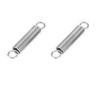 2PCS Extended Compressed Springs,Double Hook Tension Spring 100MM,Stainless Steel Dual Hook Torsion Spring,Tension Spring for Machinery,Furniture