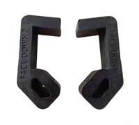 2pcs Extension Cord Storage Brackets for Packout For Tool Boxes Perfect for Neatly Managing 50ft Cords (black A)