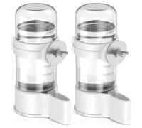 2PCS External Bird Water Dispenser Large-Capacity Splash-Proof Feeder Dual-Purpose -Proof Drinking Kettle for Parrots Small Pets