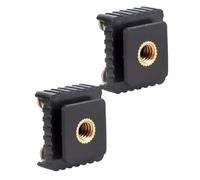 2Pcs External Flashing Holder Flashing Cold Hot Shoe Bracket Mount Adapter 1/4inch Screw For Tripod Photography Accessories