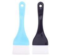 2pcs Extra Large Body Brush Long Handle and Soft Nylon Bristles | Wide Head for Quick Coverage, Reusable Plastic Build, Navy and Sky Blue Pair
