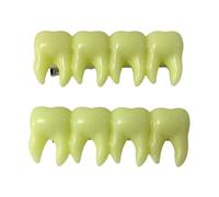 2Pcs Eye Catching Tooth Hairpin Terrifying Barrettes For Halloween Dress Up And Decorations Cosplay Parties Headwears