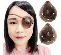 2pcs Eye Shield After Cataract Surgery Dark Clear Plastic Shield with Brown Elastic Strap Cataract Eye Protection Patch for Sleeping After Surgery Reduce The Sensitivity of The Eyes to Light