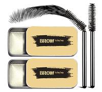 2PCS Eyebrow Gel Clear Tint,Eyebrow Dye Wax Kit Brow Shaper Long-Lasting Waterproof Eye Brow Pomade 2pcs Brow Styling Soap Kit With Brush For Natural Makeup