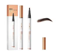 2PCS Eyebrow Pencil, 2026 New Brow Pencil for Natural Makeup, 3D Waterproof 4-Tip Eye brow Pencil Stay on All Day, Magic Brow Pencil for Women Long-Lasting Fine Stroke (Dark Brown *2)