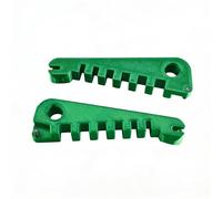 2pcs Eyeglass Curvature Adjuster Glasses Frame Bender and Temple Arms Nose Pads - Adjuster Professional Optician Toolfor DIY Glasses Repair at Home Easy Multi Purpose Eyewear Tool (Green)