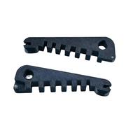 2pcs Eyeglass Curvature Adjuster Glasses Frame Bender and Temple Arms Nose Pads - Adjuster Professional Optician Toolfor DIY Glasses Repair at Home Easy Multi Purpose Eyewear Tool (Black)