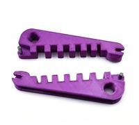 2pcs Eyeglass Curvature Adjuster Glasses Frame Bender and Temple Arms Nose Pads - Adjuster Professional Optician Toolfor DIY Glasses Repair at Home Easy Multi Purpose Eyewear Tool (Purple)