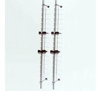2PCS Eyeglass Dispaly Rack Lockable Wall-Mounted Sunglasses Display Decorative Stand Modern Eyeglasses Storage Organizer for Optical Shop Glasses Mall