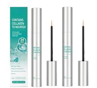 2PCS Eyelash Growth Serum-Natural Lash Enhancer for Longer,Fuller Lashes,Eyelash Serum with Peptides,Brow Lash Growth Serum Gentle&Effective Formula,Mascara Black Volume and Length