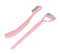 2Pcs Eyelash Separator Durable Folding Eyebrow Eyelash Grooming Brush for Making Up Supplies