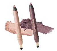 2PCs Eyeliners Eyeshadow Set with Long Time Portable Gentle Application Eyes Color Eyeshadow Liner Beginner Eyeliners