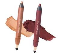 2PCs Eyeliners Eyeshadow Set with Long Time Portable Gentle Application Eyes Color Eyeshadow Liner Beginner Eyeliners