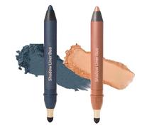 2PCs Eyeliners Eyeshadow Set with Long Time Portable Gentle Application Eyes Color Eyeshadow Liner Beginner Eyeliners