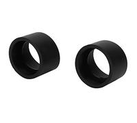 2PCS Eyepiece Cover Eyepiece Binocular Eye Cups Guard Soft Rubber 36mm Stereo Microscope Accessory for 32-36mm Stereo Microscope(Oblique Angle)(KP-H1 Bevel)