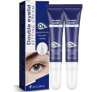 2pcs Eyes Big Lifting Eyelid Defining Cream,Double Eyelid Styling Cream,Eyelid Lift Crea/m,Waterproof Invisible Double-Fold Eyelid Crea/m,Long-Lasting Double Eyelid Shaping Balm,Shaping Gel for Eyes