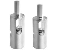 2Pcs EZ Twist Ties Tool for 9 and 11 Gauge Drill Chuck, High-Tensile Wire Easy Twist Tools for Fixing Chain Link Fence and Loop Fences, Compatible with 3/8" Power Drills