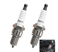 2PCS F6RTC Spark Plug Replacement, Car Spark Plug Compatible With NGK BPR6ES Bosch WR6DC Denso W20EPR-U Champion RN9YC MTD 951-10292 OEM, Replacement for Motorcycles Garden Tools Lawn Mowers ATVs Quad